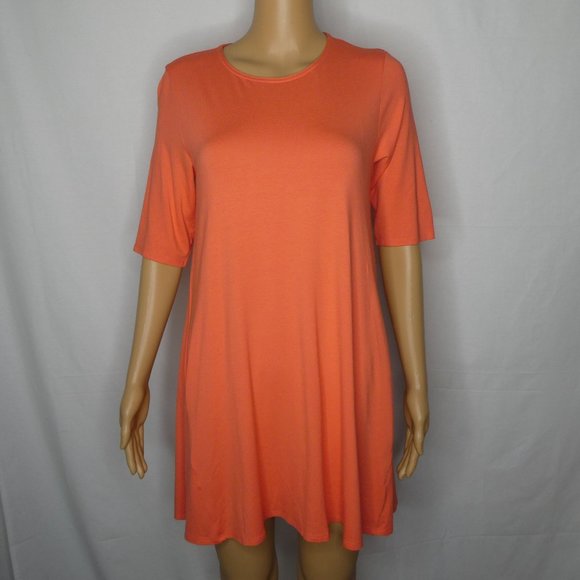 Eileen Fisher Dresses & Skirts - Eileen Fisher Round Neck Jersey Tunic Dress NWT XS